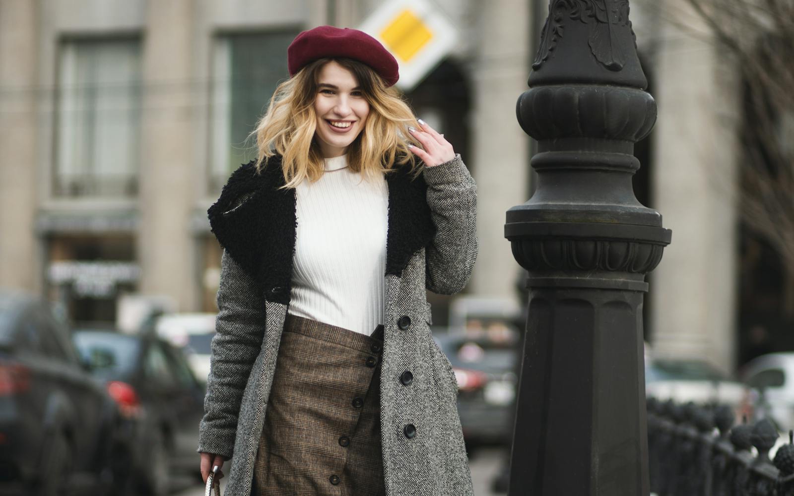 Woman in Floral Dress
